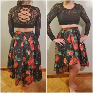 Size 5 My Michelle two piece dress